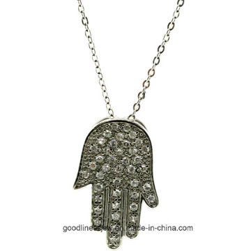 Good Quality and Sterling Silver Hand Pendant, Fashion Pendant Jewelry P5010